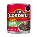 Frijoles Refritos Negros La Costeña 820 gr - 0